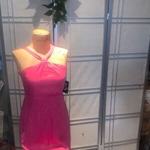 Art Class Strapless Pink Dress
